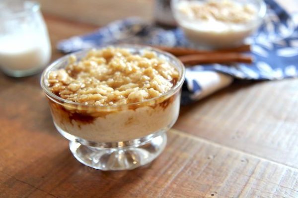 Arroz doce vegano