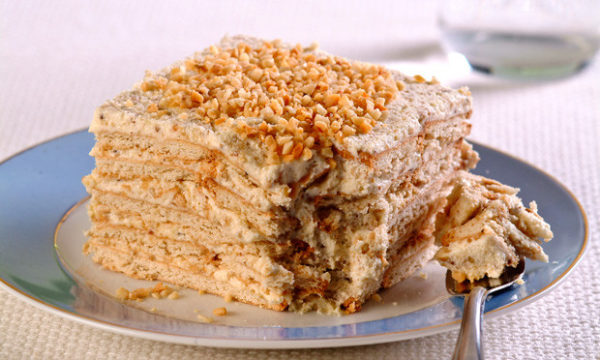 Pavê de paçoca vegano