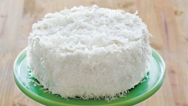 Bolo de coco vegano