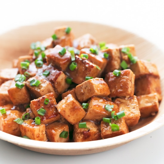 Tofu assado no forno