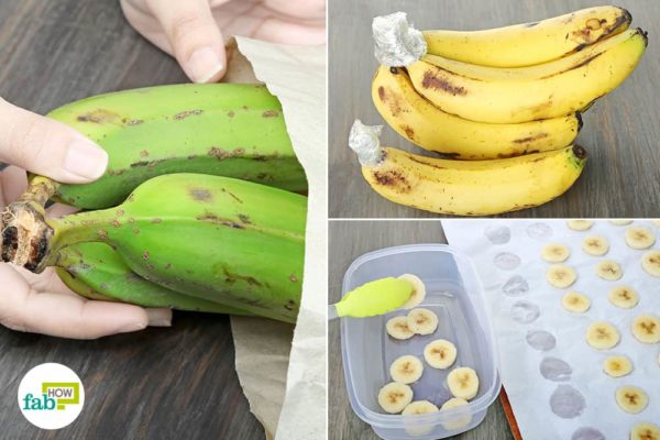 Como guardar banana madura na geladeira